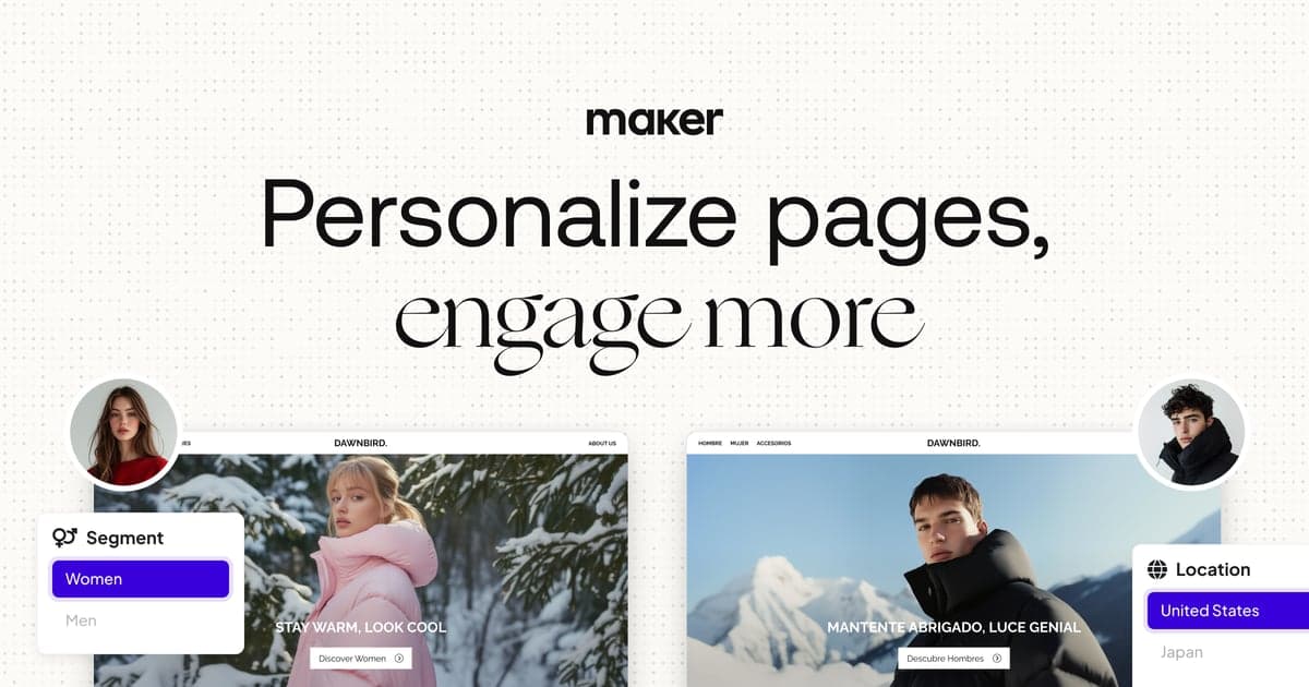 Personalized Landing Pages
