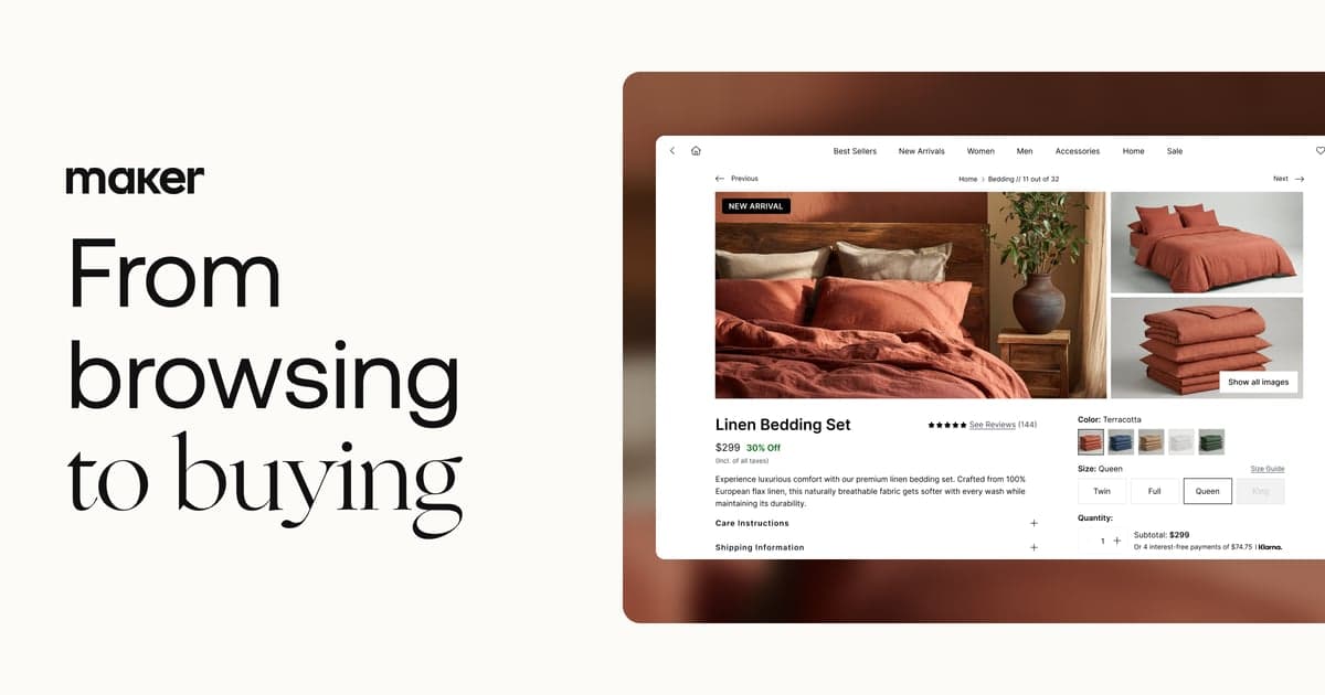 Product pages